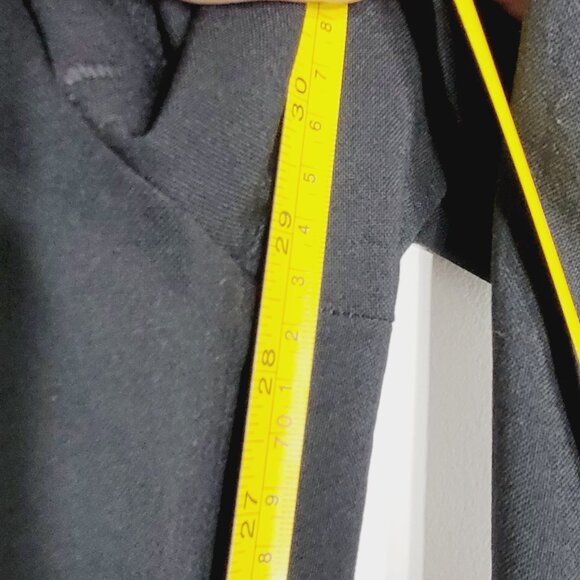 Nettoyer Asce Men's Black Flannel Chino Straight Leg Formal Dress Pant Size 30 - Picture 12 of 14